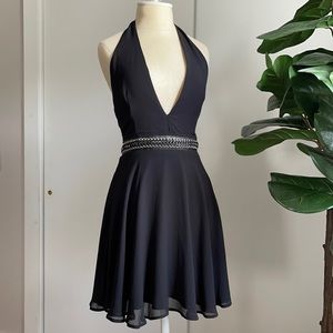 H&M Black Halter dress